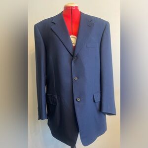 Canali - Wool Navy blue Blazer Size 44R